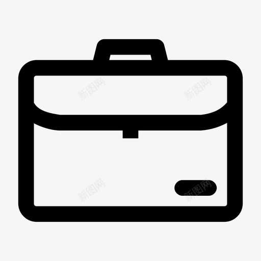 包公文包工作图标svg_新图网 https://ixintu.com 公文包 办公室 包 工作 皮革