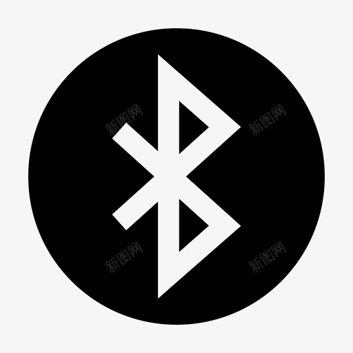 蓝牙按钮图标svg_新图网 https://ixintu.com 按钮 蓝牙