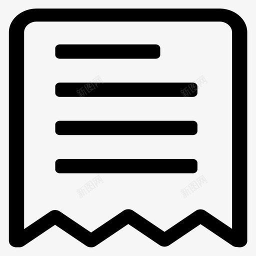 发票兑付iconsvg_新图网 https://ixintu.com 发票兑付icon