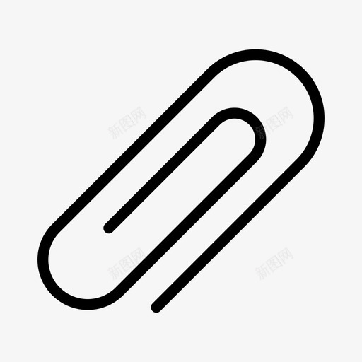 附件夹子紧固件图标svg_新图网 https://ixintu.com 回形针 夹子 显影剂 紧固件 附件