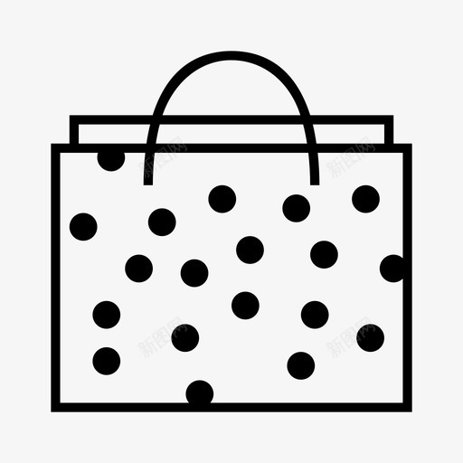 购物袋网店纸袋图标svg_新图网 https://ixintu.com 纸袋 网店 购物 购物袋