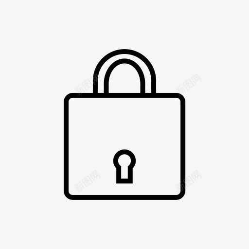 锁定安全摄像头图标svg_新图网 https://ixintu.com 安全 摄像头 编辑 锁定