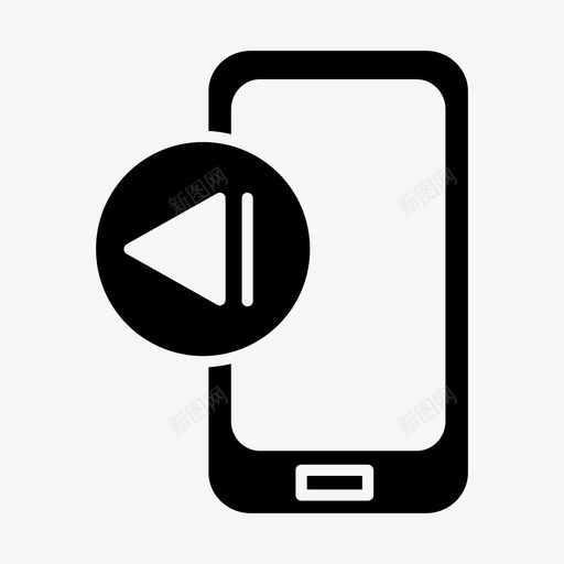 以前的智能手机手机屏幕通知图标svg_新图网 https://ixintu.com 以前的智能手机 屏幕通知 左边 手机 这边