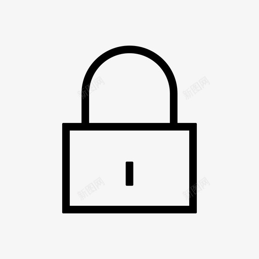 锁私人安全图标svg_新图网 https://ixintu.com 安全 私人 锁