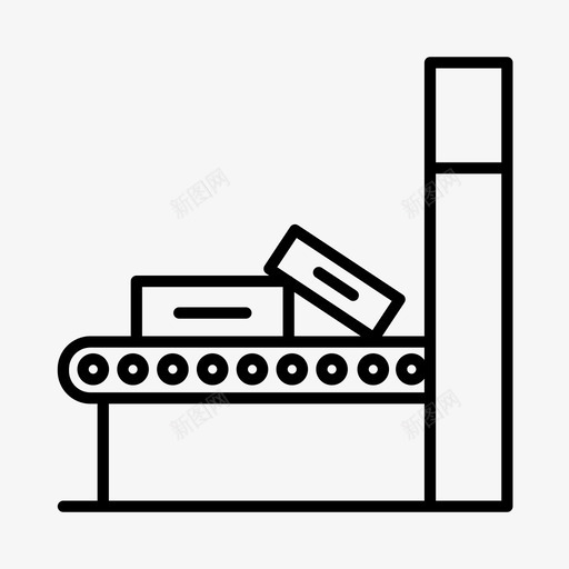 保安美术馆行李检查图标svg_新图网 https://ixintu.com 保安 博物馆 展览 扫描仪 画廊和博物馆 美术馆 行李检查