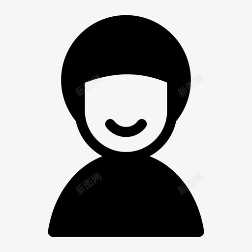 用户帐户男孩头像图标svg_新图网 https://ixintu.com 个人资料 人物 帐户 用户 男孩头像 社交