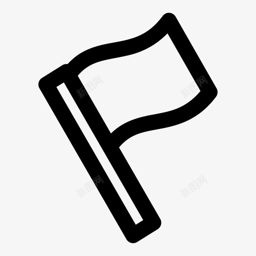 旗帜地图制作者地点图标svg_新图网 https://ixintu.com 地图制作者 地点 挥舞 旗帜 普通