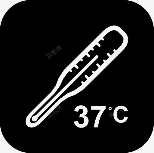 Thermometer icon005svg_新图网 https://ixintu.com Thermometer icon005