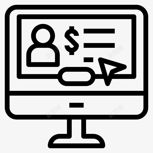 网上贷款申请信息税务图标svg_新图网 https://ixintu.com 个人贷款 信息 税务 网上贷款申请