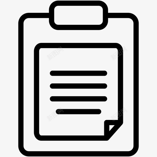剪贴板检查表报告图标svg_新图网 https://ixintu.com 任务 剪贴板 办公室5 报告 检查表