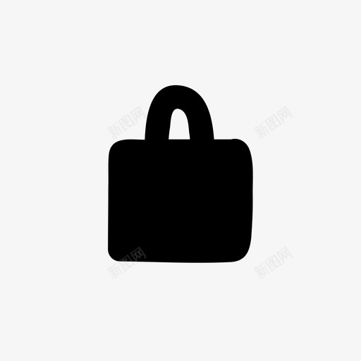 包购物车儿童用户界面图标svg_新图网 https://ixintu.com 儿童用户界面 包 购物车