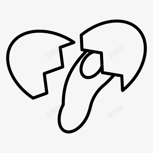 打鸡蛋烘焙碎鸡蛋图标svg_新图网 https://ixintu.com 打鸡蛋 烘焙 烹饪 碎鸡蛋