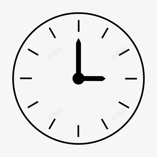 三点下午3点钟图标svg_新图网 https://ixintu.com 三点 下午3点 晚上 钟