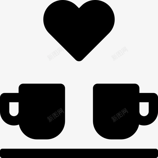 咖啡杯子最爱图标svg_新图网 https://ixintu.com 咖啡 最爱 杯子 激情 爱 甜心