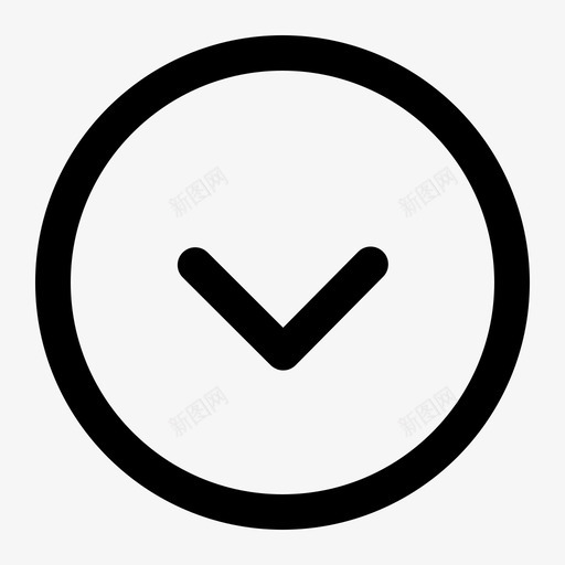 07_箭头_向下svg_新图网 https://ixintu.com 07_箭头_向下