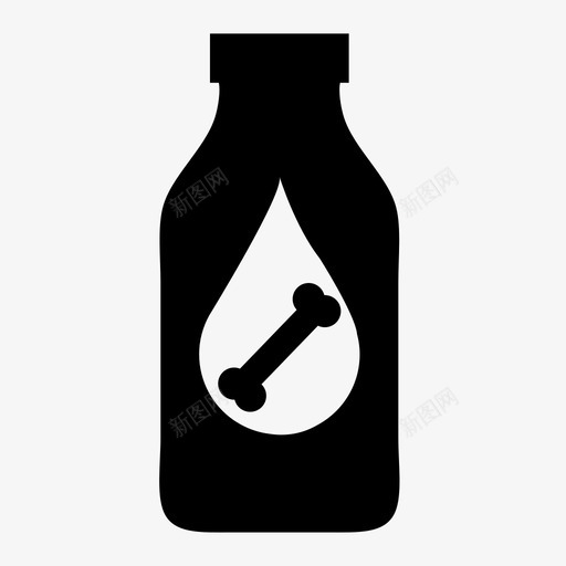 宠物乳液狗护发素宠物图标svg_新图网 https://ixintu.com 宠物 宠物乳液 狗护发素