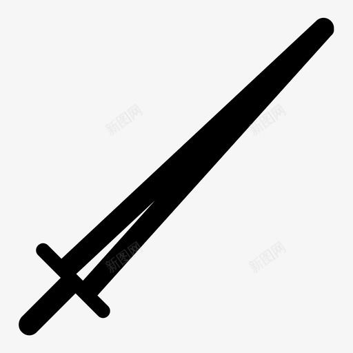 剑武器现代网络移动线路图标svg_新图网 https://ixintu.com 剑 武器 现代网络移动线路