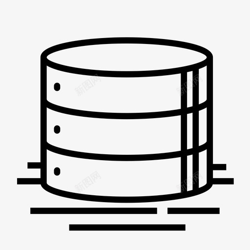 数据库索引存储图标svg_新图网 https://ixintu.com 存储 数据库 数据库网络 索引