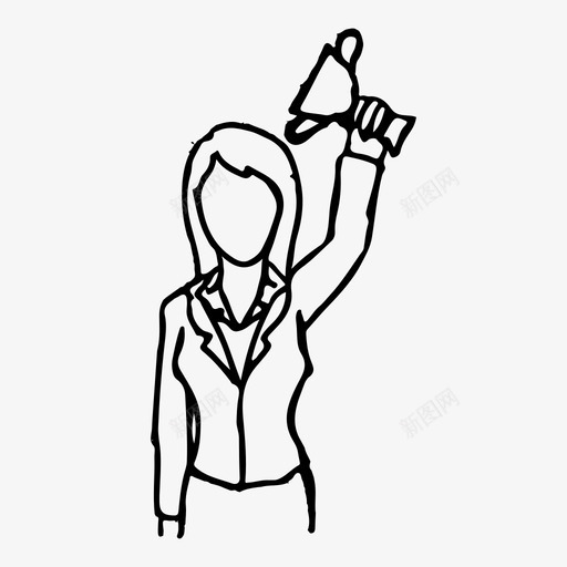 赢女图标svg_新图网 https://ixintu.com 女 赢