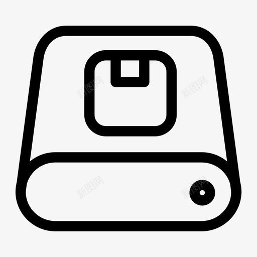 硬盘备份光盘图标svg_新图网 https://ixintu.com 保存 光盘 备份 硬盘 磁盘