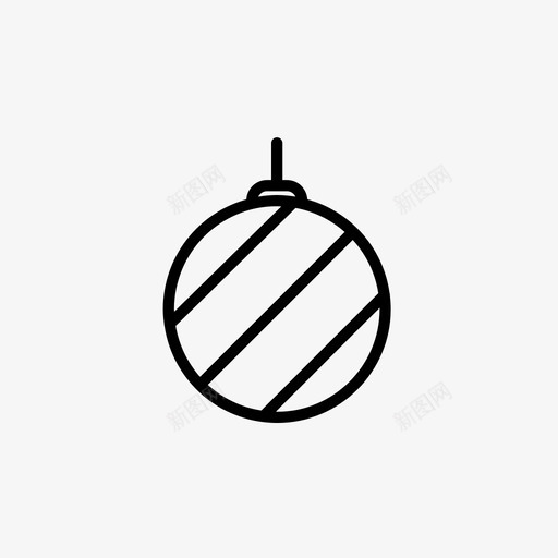 圣诞饰品圣诞套装图标svg_新图网 https://ixintu.com 圣诞套装 圣诞饰品