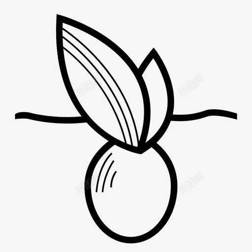 幼苗周期生命图标svg_新图网 https://ixintu.com 周期 幼苗 植物 生命 生命周期 萌芽