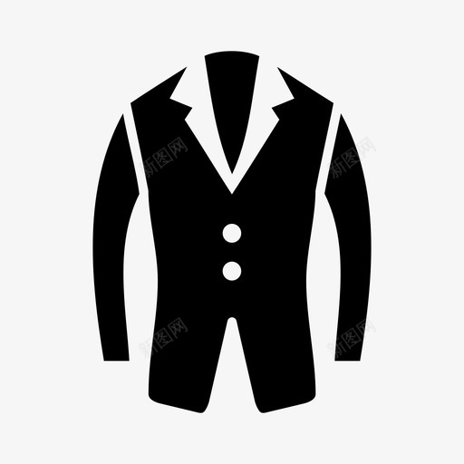 小西装服装连衣裙图标svg_新图网 https://ixintu.com 制服 小西装 服装 职业装 西装 连衣裙