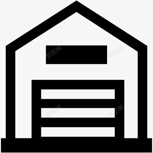 建筑物不动产仓库图标svg_新图网 https://ixintu.com 不动产 仓库 建筑物 建筑物铭文32