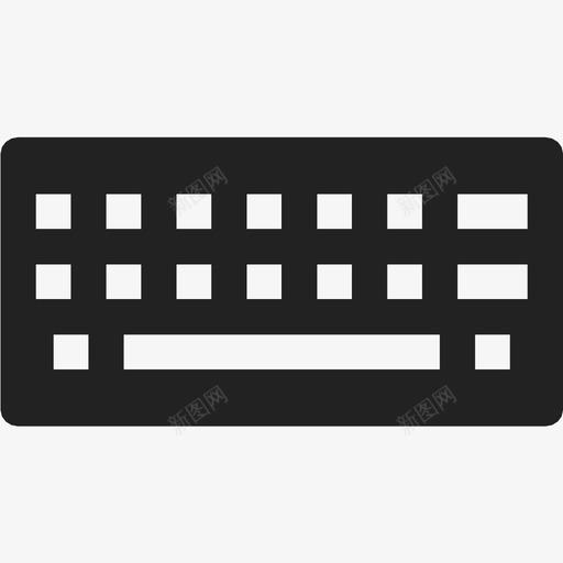 键盘点击写入图标svg_新图网 https://ixintu.com 写入 点击 键盘