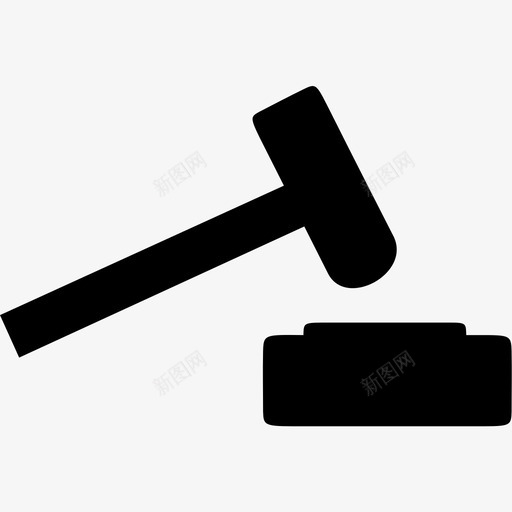 锤子木槌锤图标svg_新图网 https://ixintu.com 木槌 槌 锤 锤子