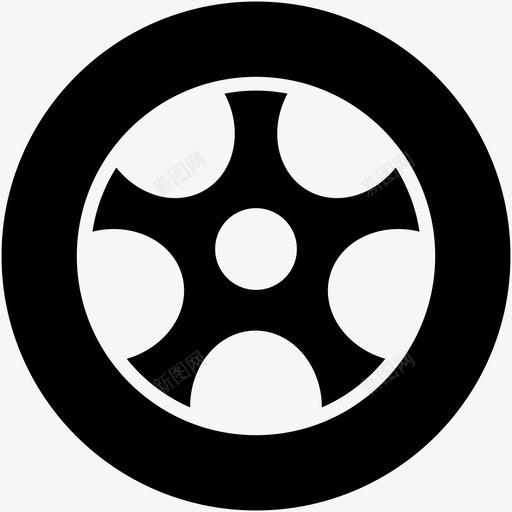 车轮轮胎车辆图标svg_新图网 https://ixintu.com 车轮 车辆 轮胎