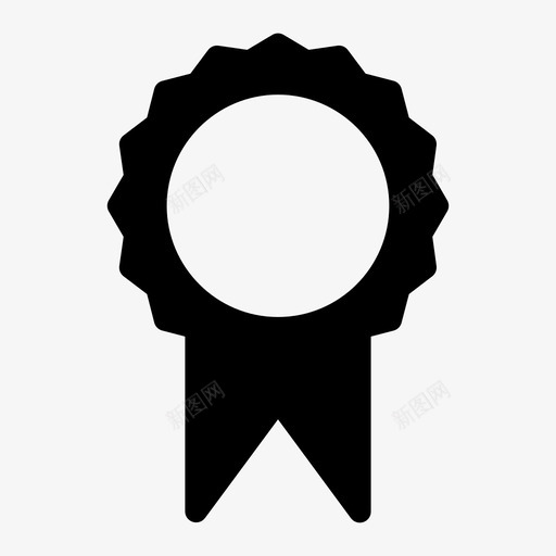 奖项奖章比赛图标svg_新图网 https://ixintu.com 丝带奖 奖章 奖项 比赛 获奖者