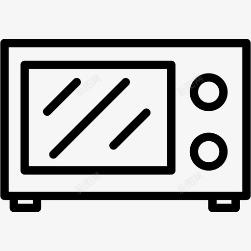 烤箱厨师厨房图标svg_新图网 https://ixintu.com 厨师 厨房 厨房1 微波炉 烤箱 餐厅