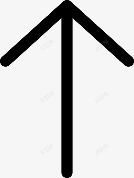 向上箭头增益增长图标svg_新图网 https://ixintu.com 向上 向上箭头 增益 增长