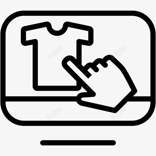 网上购物电子商务平板电脑图标svg_新图网 https://ixintu.com 平板电脑 电子商务 电子商务购物 网上购物