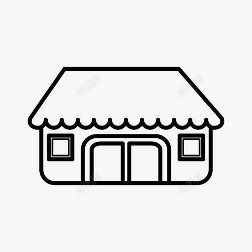 商店经销商卖家图标svg_新图网 https://ixintu.com 仓库 卖家 商店 经销商 购物