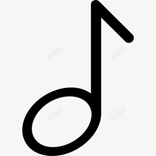 音乐1_线svg_新图网 https://ixintu.com 音乐1_线