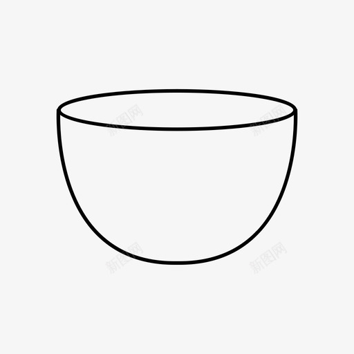 碗吃拌图标svg_新图网 https://ixintu.com 吃 拌 汤 沙拉 碗 食品饮料
