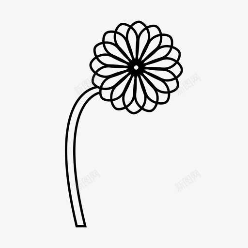 花美植物图标svg_新图网 https://ixintu.com 植物 美 花