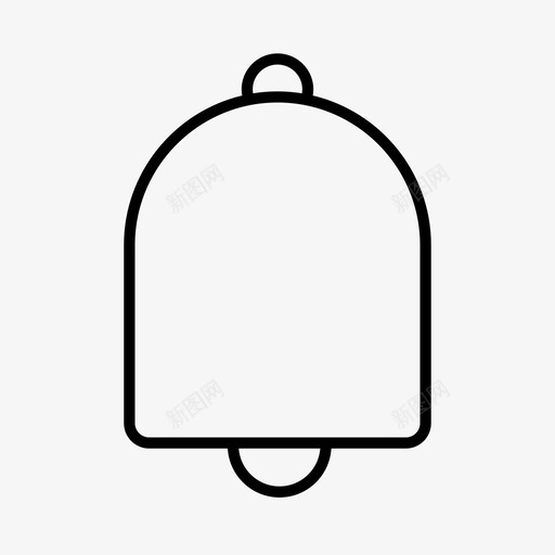 铃铛圣诞树教堂图标svg_新图网 https://ixintu.com 圣诞树 教堂 装饰品 铃铛