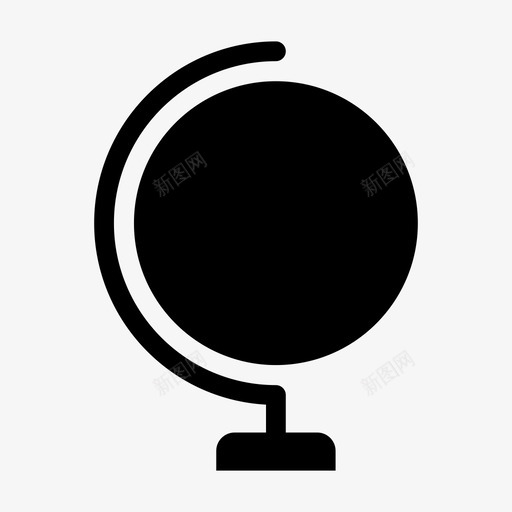 地球球体行星图标svg_新图网 https://ixintu.com 世界 地球 球体 行星