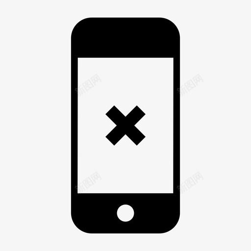 已禁用取消无法图标svg_新图网 https://ixintu.com 取消 已禁用 无法 电话 移动