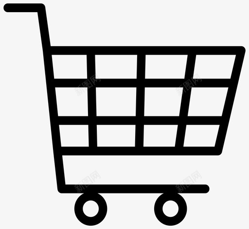 购物车商店图标svg_新图网 https://ixintu.com 商店 购物车