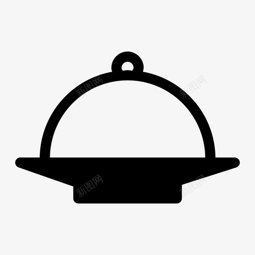 上菜盘厨房图标svg_新图网 https://ixintu.com 上菜盘 厨房