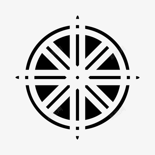 佛教信仰法轮图标svg_新图网 https://ixintu.com 仁慈 佛教 信仰 普世 法轮 谦卑