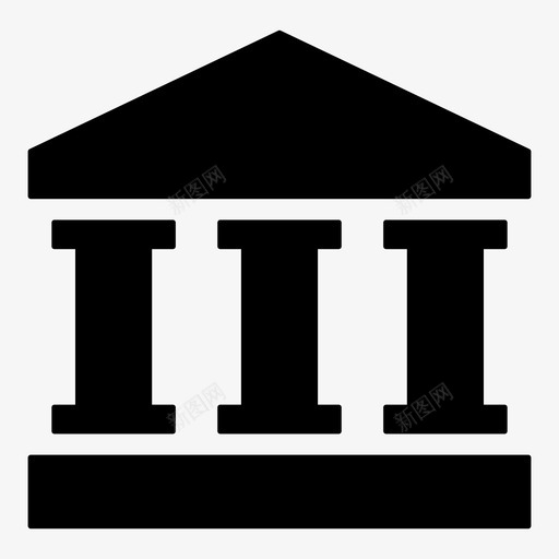 银行金融投资图标svg_新图网 https://ixintu.com 储蓄 投资 货币 金融 金融1 银行