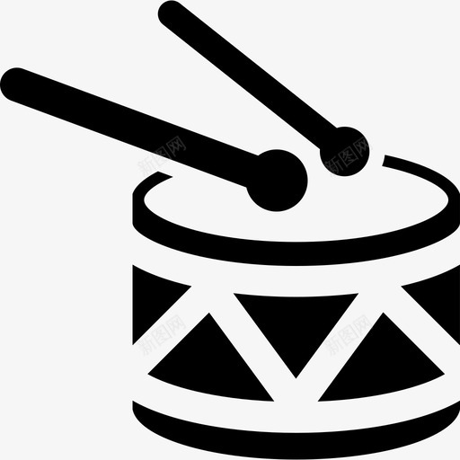 鼓槌鼓音乐圣帕特里克节图标svg_新图网 https://ixintu.com 圣帕特里克节 音乐 鼓槌鼓