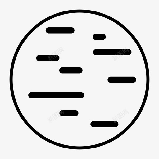 行星月亮轨道图标svg_新图网 https://ixintu.com 复古太空 太空 月亮 行星 轨道 金星