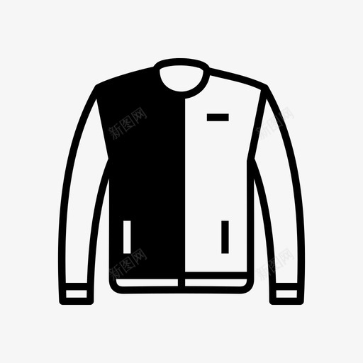 采购产品夹克衣服举行图标svg_新图网 https://ixintu.com 举行 冬季夹克 男式夹克 衣服 采购产品夹克