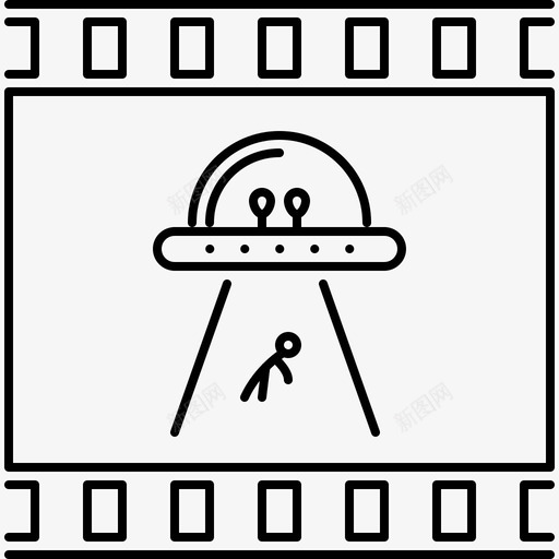 科幻电影奇幻图标svg_新图网 https://ixintu.com 不明飞行物 奇幻 电影 电影大纲 科幻